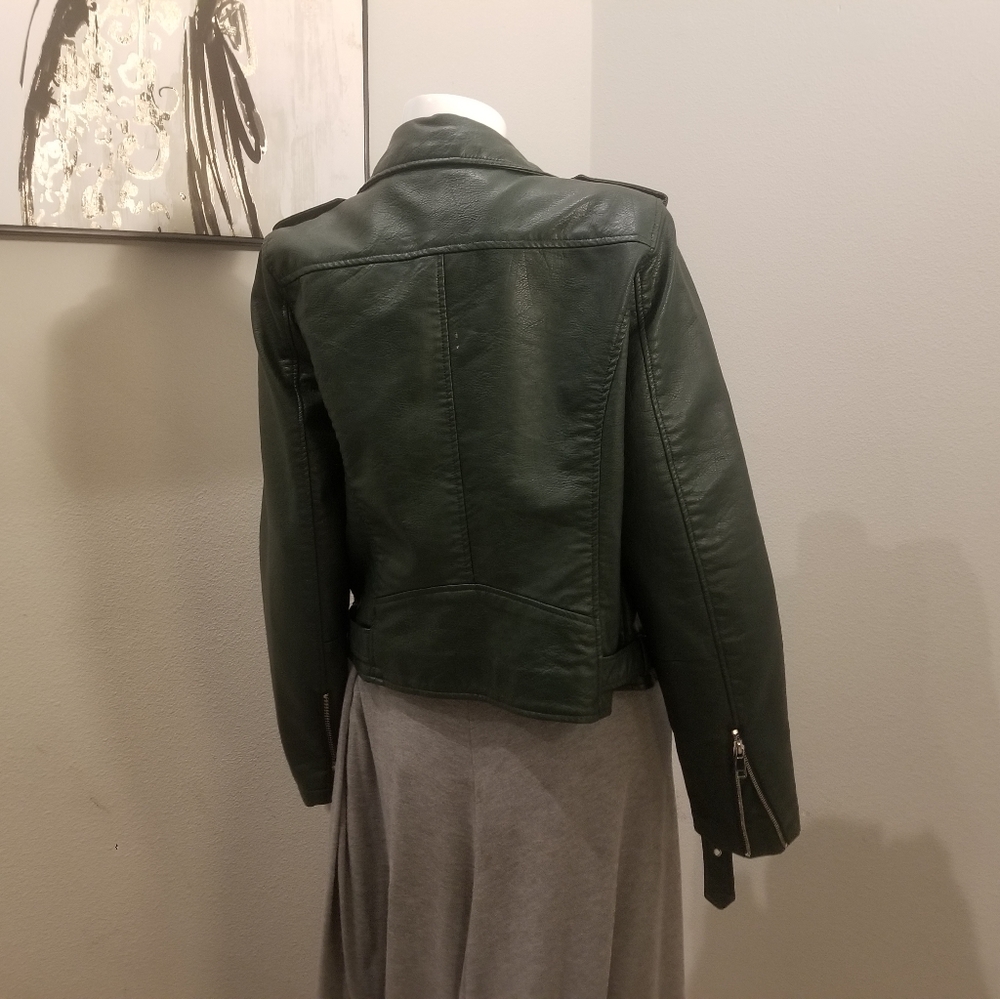Ci Sono Leather Jacket. View 2